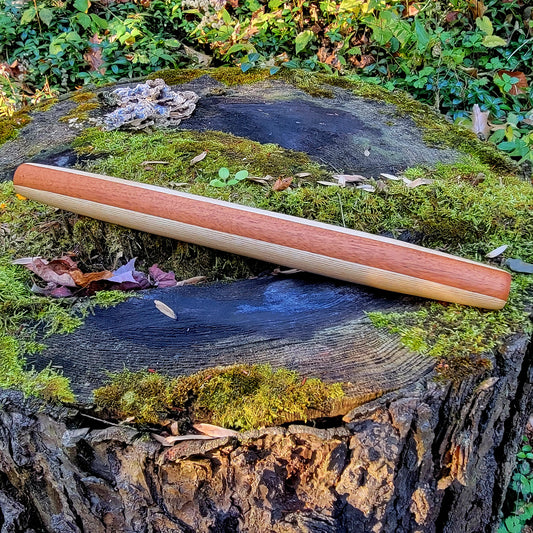 Mahogany and Ash French Rolling Pin