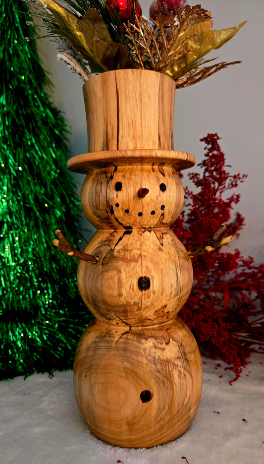 Snowman Vase